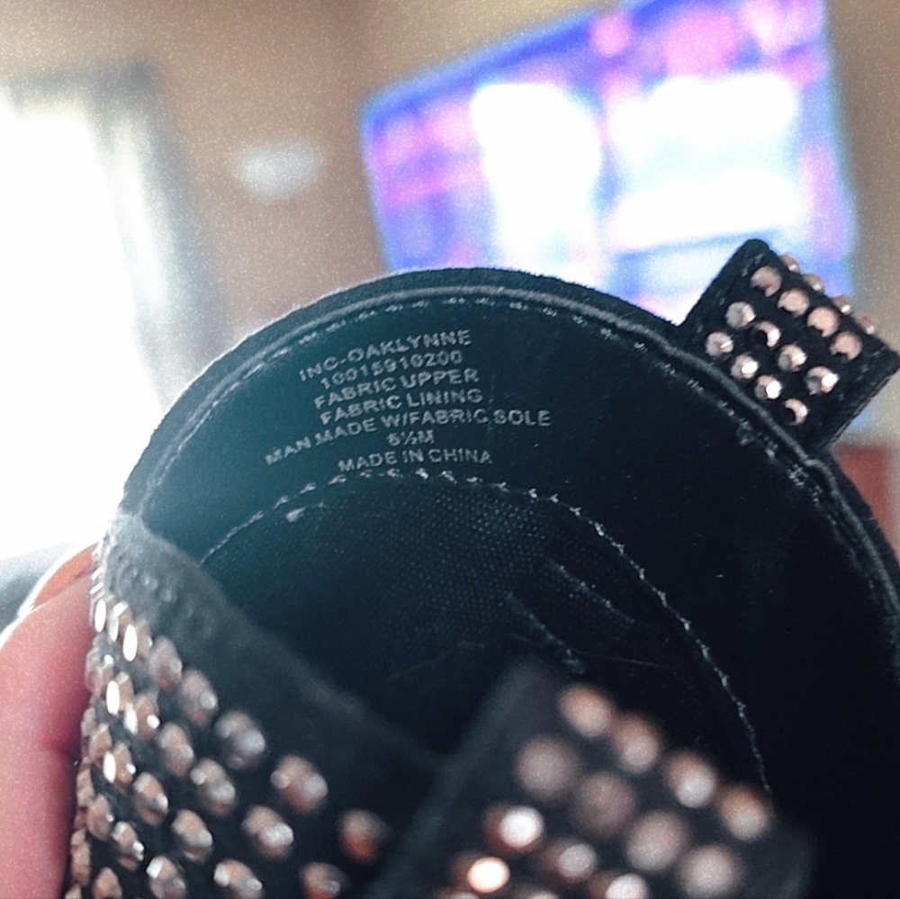 Inc Rhinestone Booties - image 4